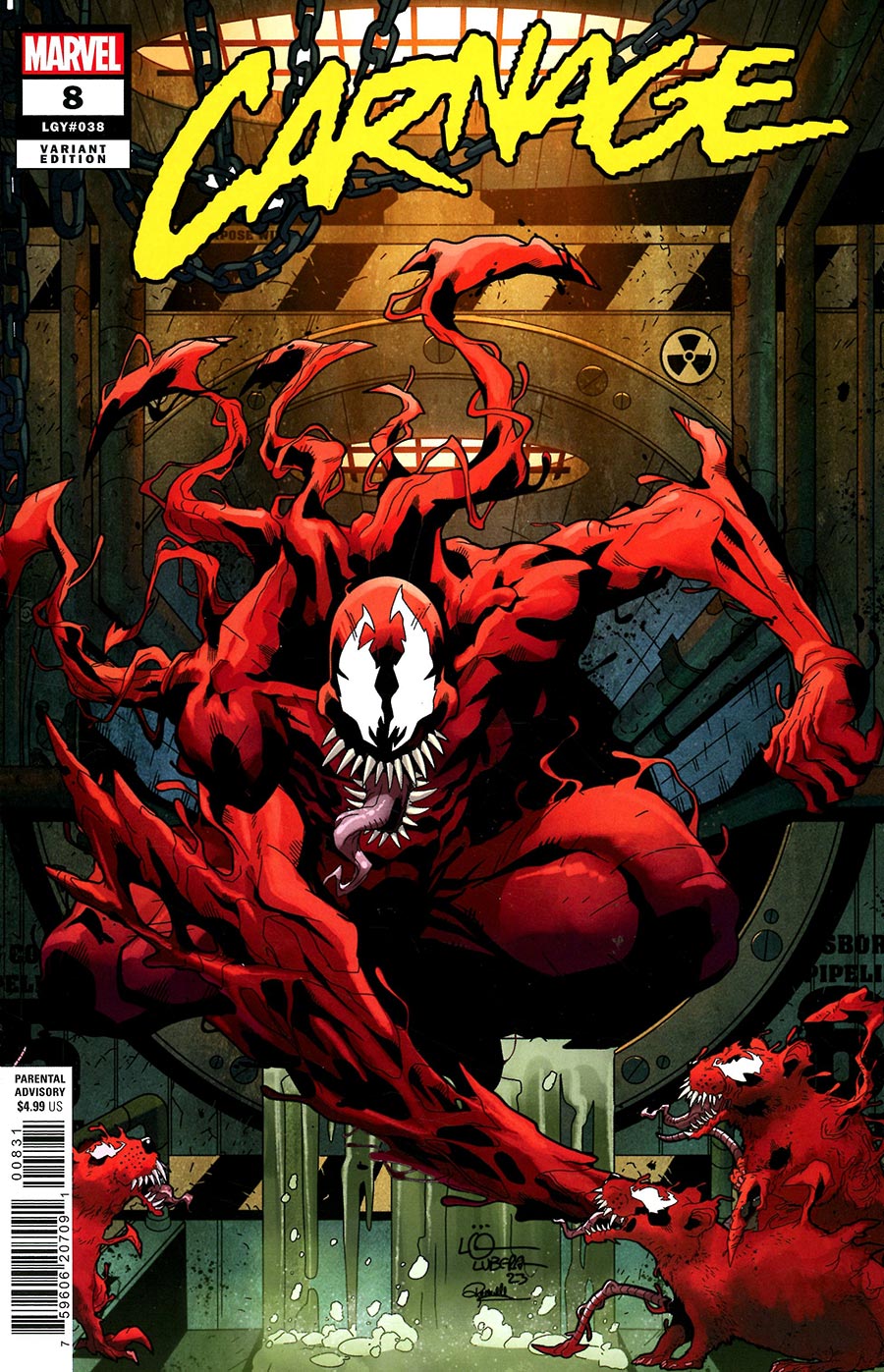 Carnage Vol 4 #8 Cover C Variant Logan Lubera Cover