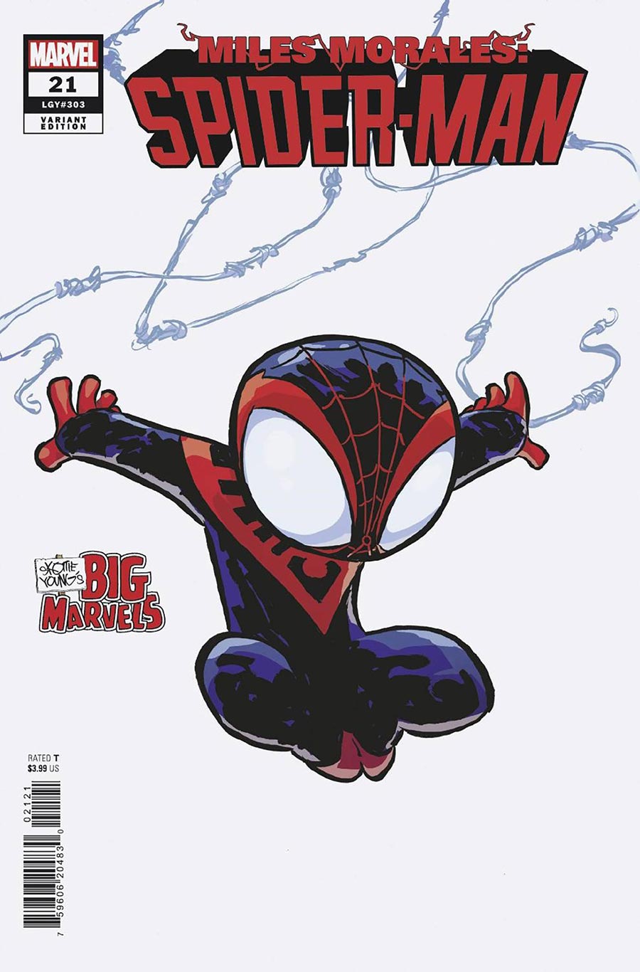 Miles Morales Spider-Man Vol 2 #21 Cover B Variant Skottie Youngs Big Marvels Cover (Blood Hunt Tie-In)