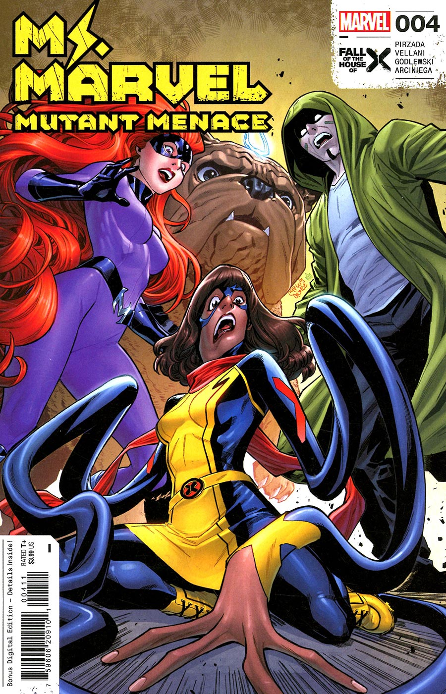 Ms Marvel Mutant Menace #4 Cover A Regular Carlos Gomez Cover