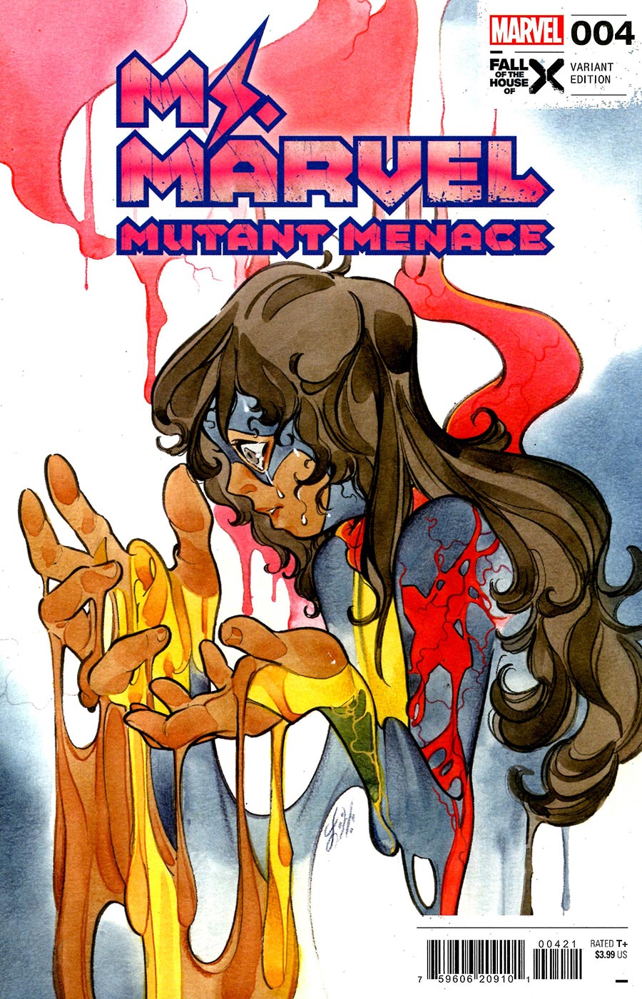 Ms Marvel Mutant Menace #4 Cover B Variant Peach Momoko Cover