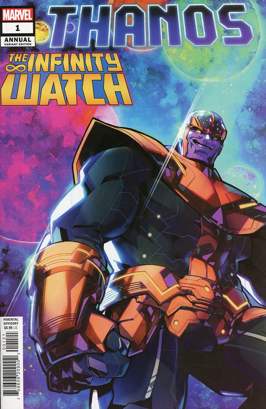 Thanos Vol 4 Annual #1 (One Shot) Cover D Variant Rose Besch Cover (Infinity Watch Part 1)