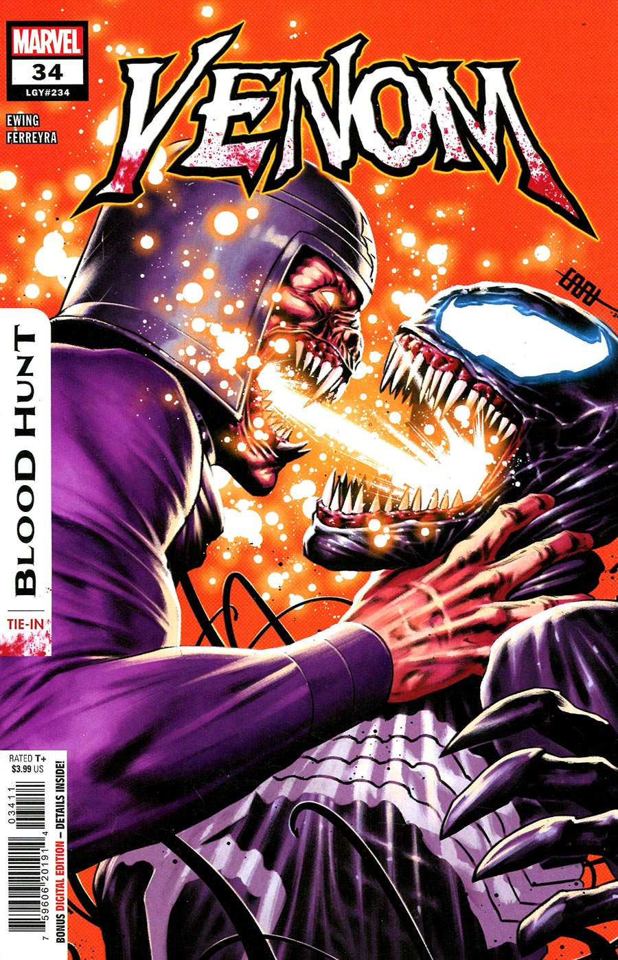 Venom Vol 5 #34 Cover A Regular CAFU Cover (Blood Hunt Tie-In)