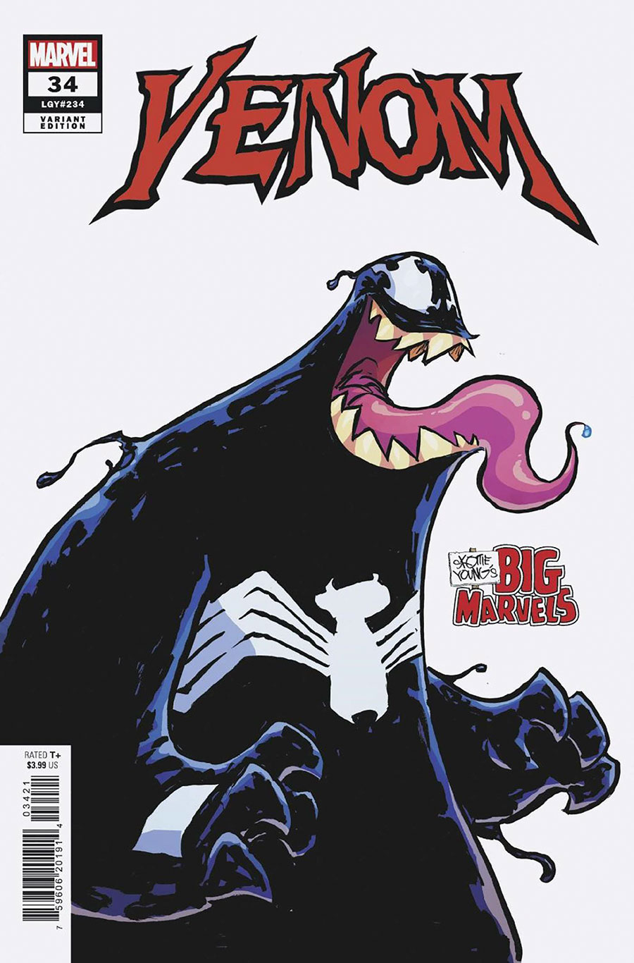 Venom Vol 5 #34 Cover B Variant Skottie Youngs Big Marvels Cover (Blood Hunt Tie-In)