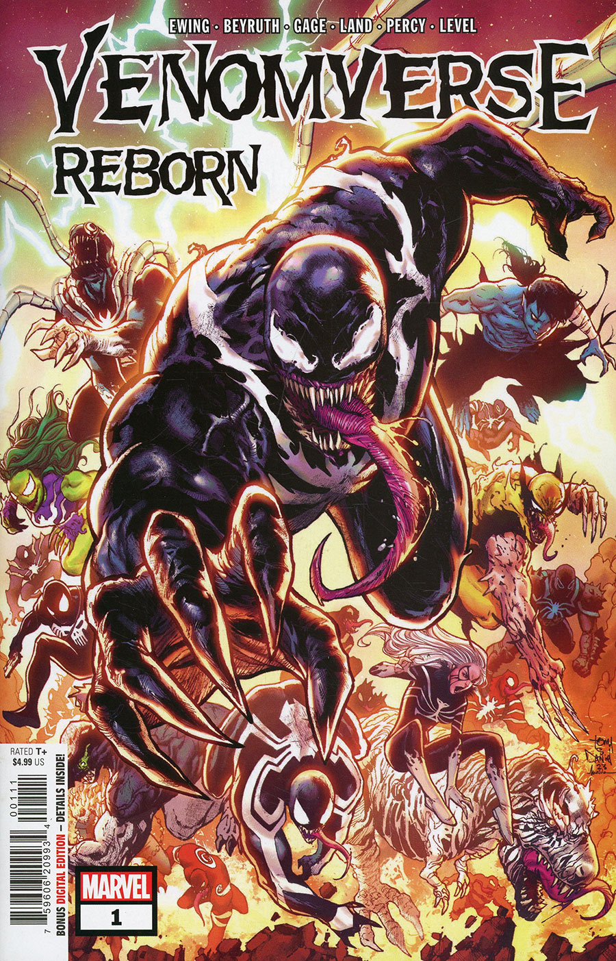 Venomverse Reborn #1 Cover A Regular Tony Daniel Cover