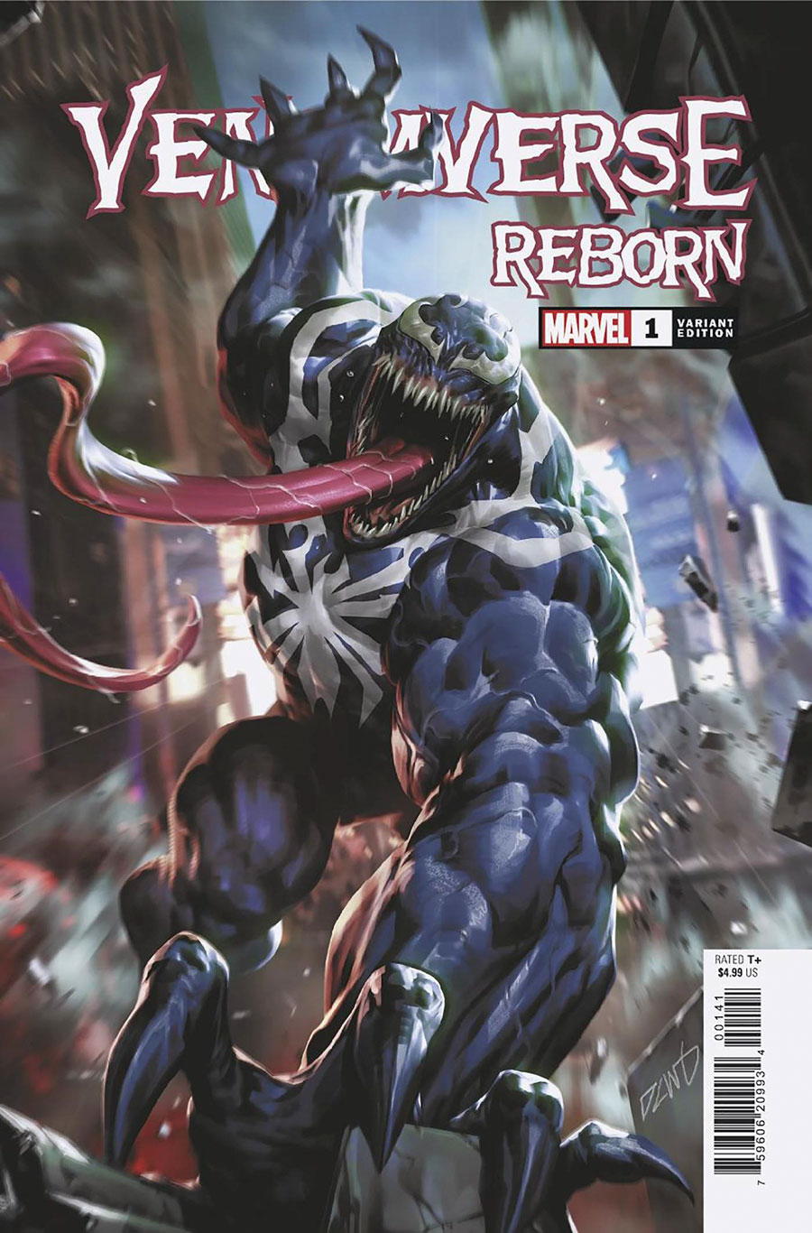 Venomverse Reborn #1 Cover C Variant Derrick Chew Symbiote Cover