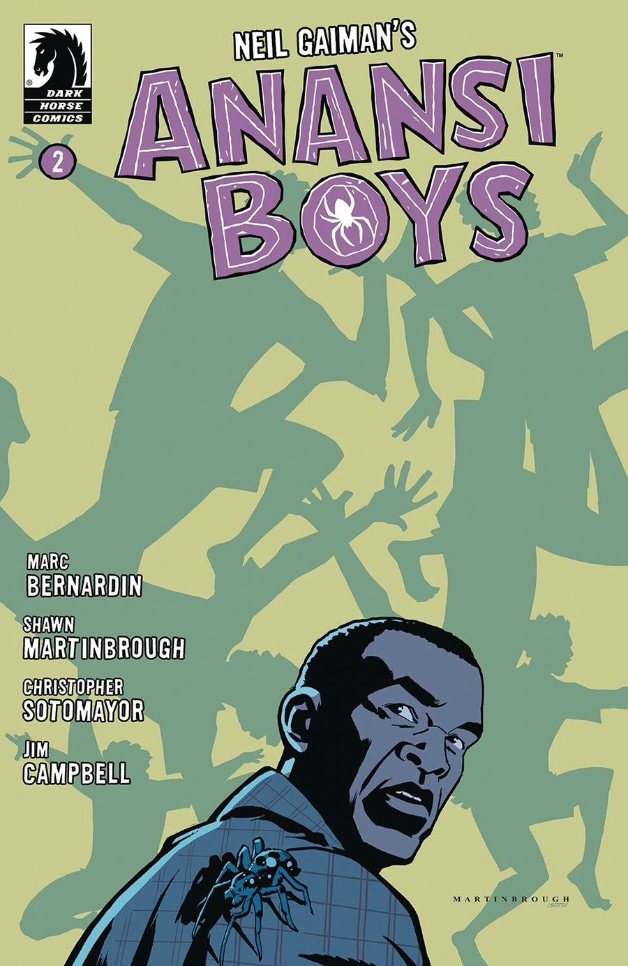 Neil Gaimans Anansi Boys I #2 Cover B Variant Shawn Martinbrough Cover