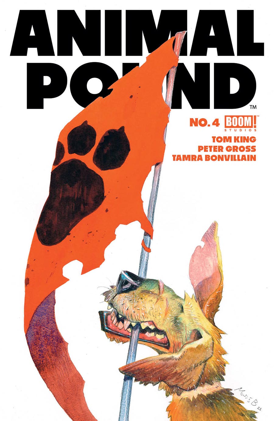 Animal Pound #4 Cover D Variant Matias Bergara Reveal Cover