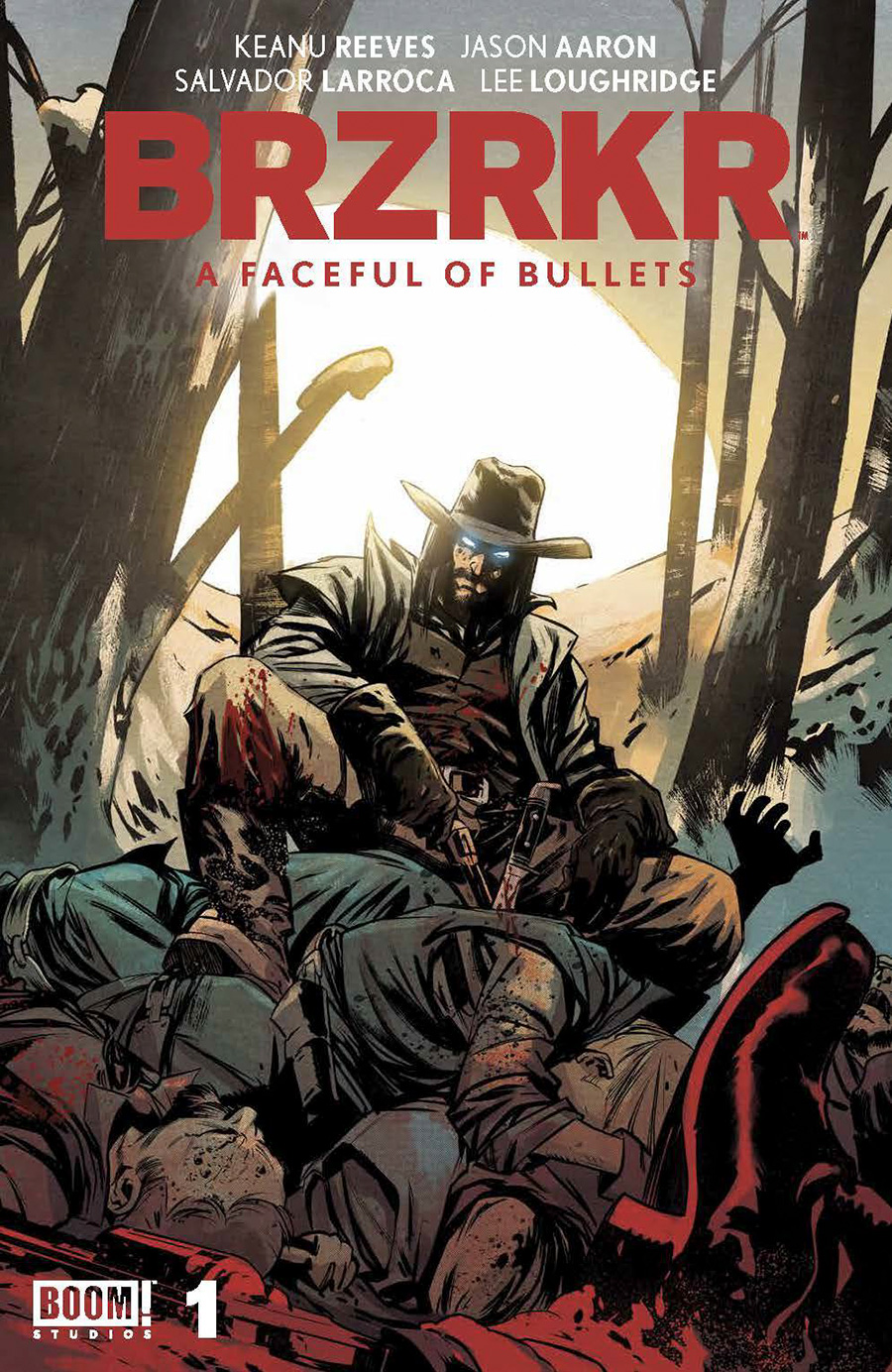 BRZRKR A Faceful Of Bullets #1 (One Shot) Cover C Variant Francesco Manna Foil Cover