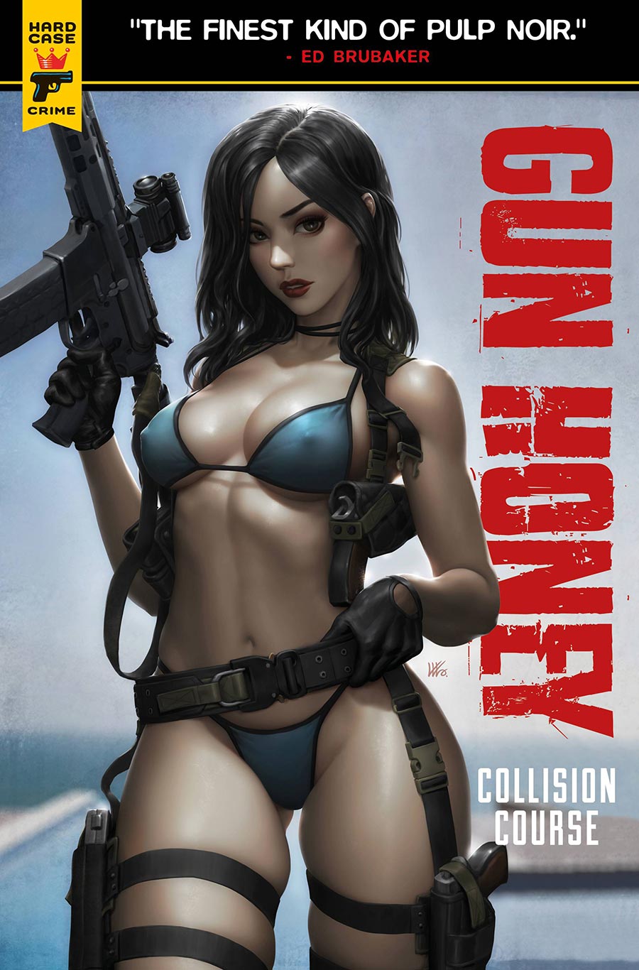 Hard Case Crime Gun Honey Collision Course #2 Cover A Regular Kendrick kunkka Lim Cover