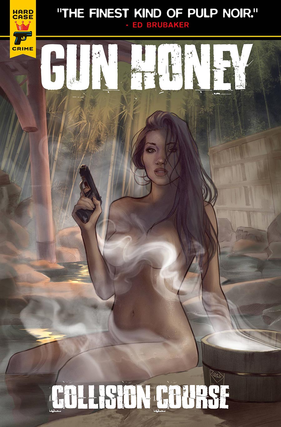 Hard Case Crime Gun Honey Collision Course #2 Cover F Variant Thaddeus Robeck Clothed Cover