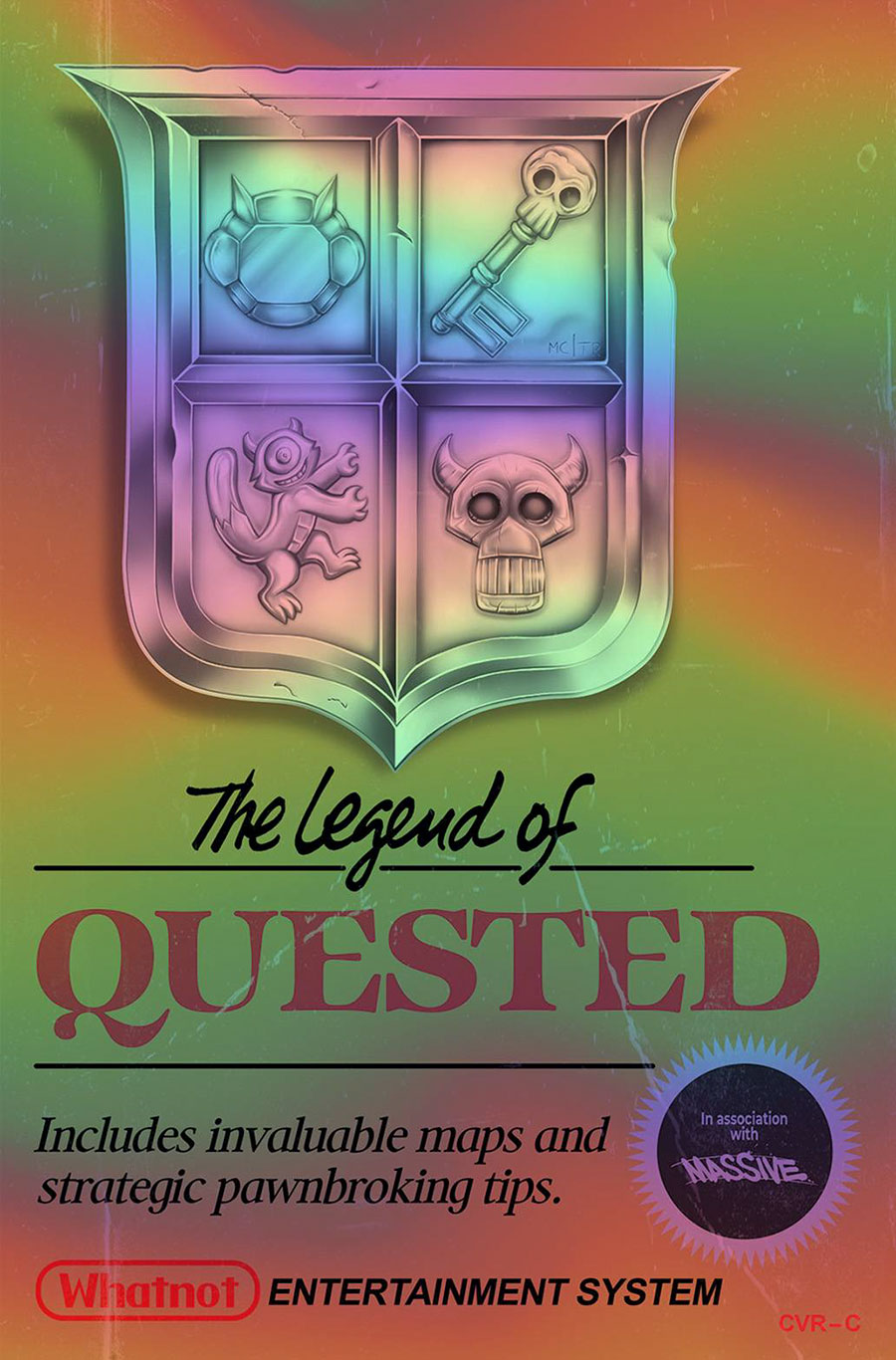 Quested #1 Cover Q Limited Edition Michael Calero & Trevor Richardson Video Game Homage Foil Variant Cover