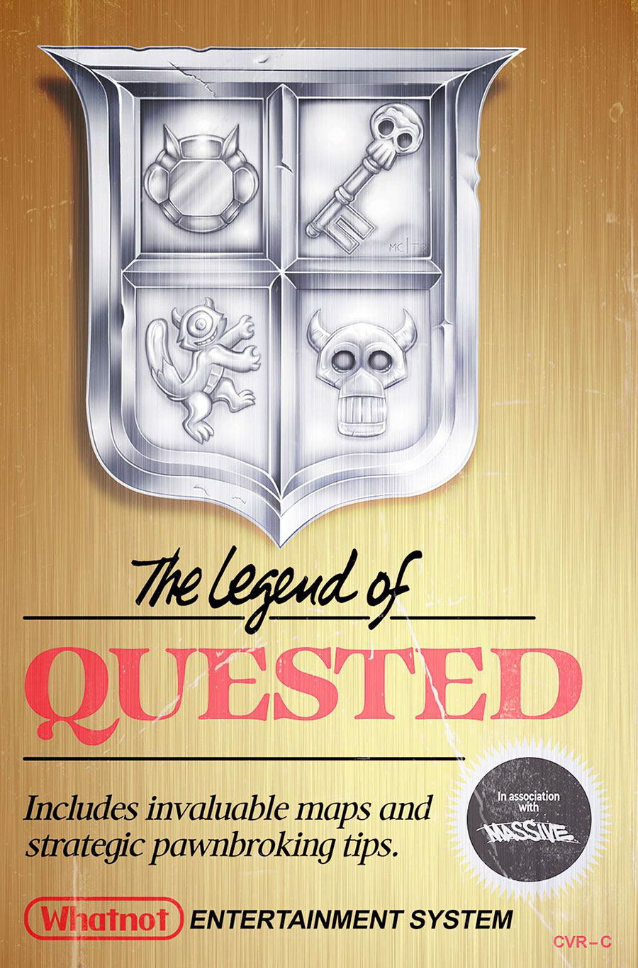 Quested #1 Cover R Limited Edition Michael Calero & Trevor Richardson Video Game Homage Metal Variant Cover