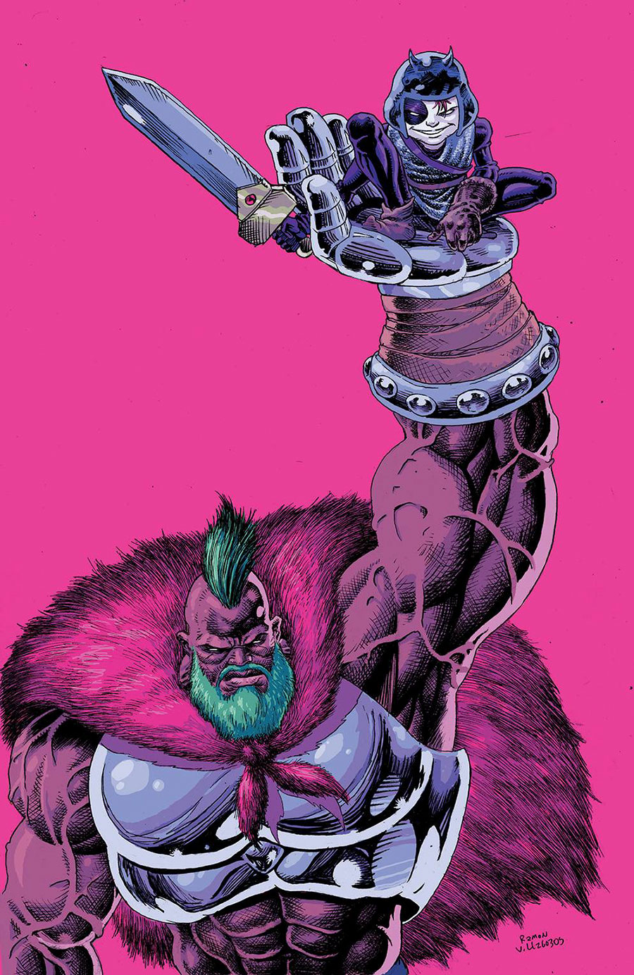 Quested #1 Cover V Massive Exclusive Ramon Villalobos Virgin Variant Cover