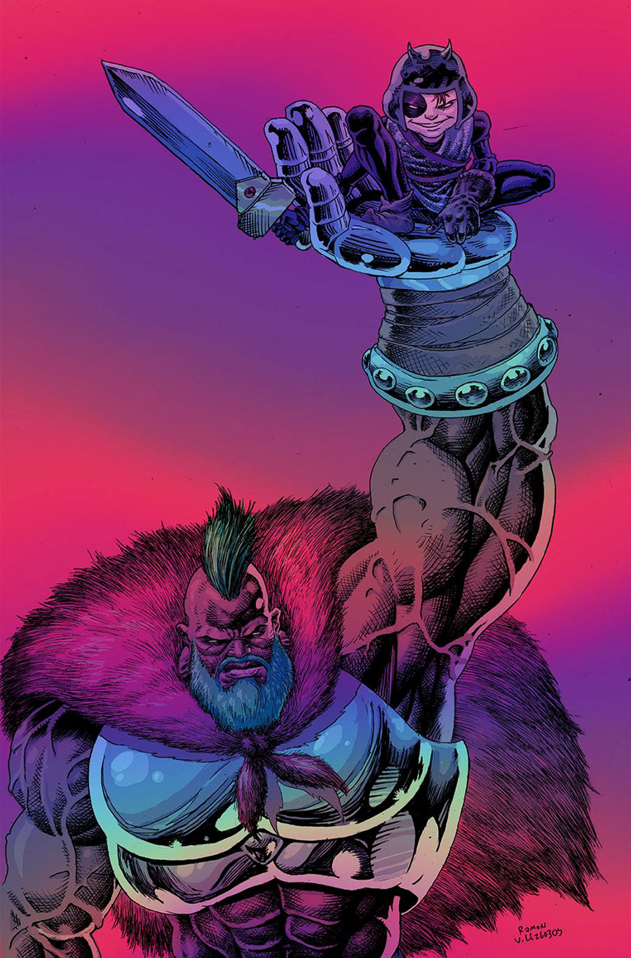 Quested #1 Cover W Massive Exclusive Ramon Villalobos Foil Variant Cover