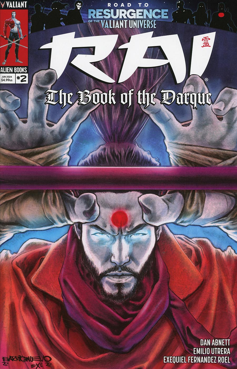 Rai The Book Of The Darque #2 Cover A Regular Al Barrionuevo Cover (Resurgence Of The Valiant Universe Prelude)