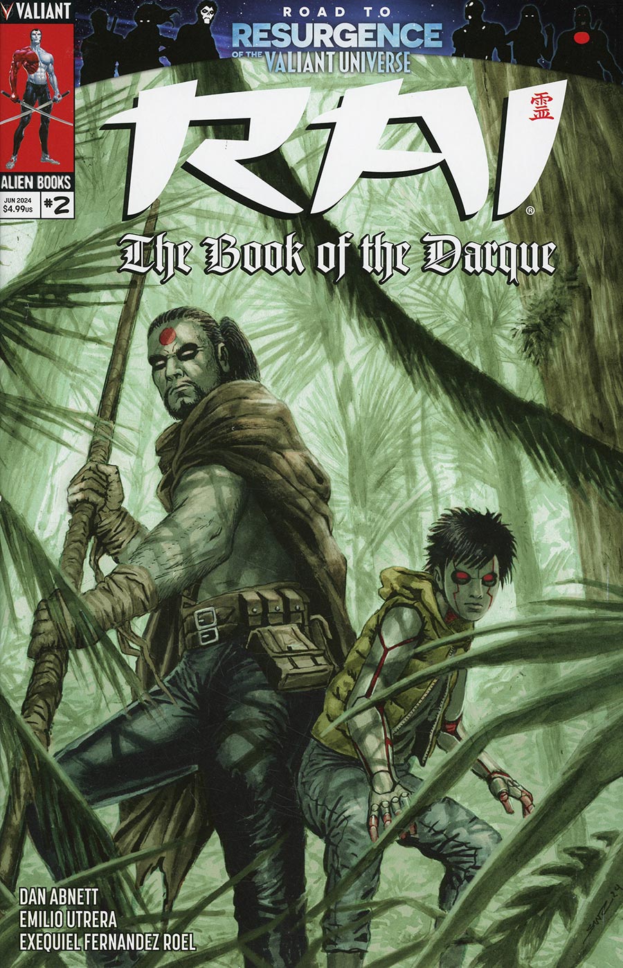 Rai The Book Of The Darque #2 Cover B Variant Salvador Sanz Cover (Resurgence Of The Valiant Universe Prelude)