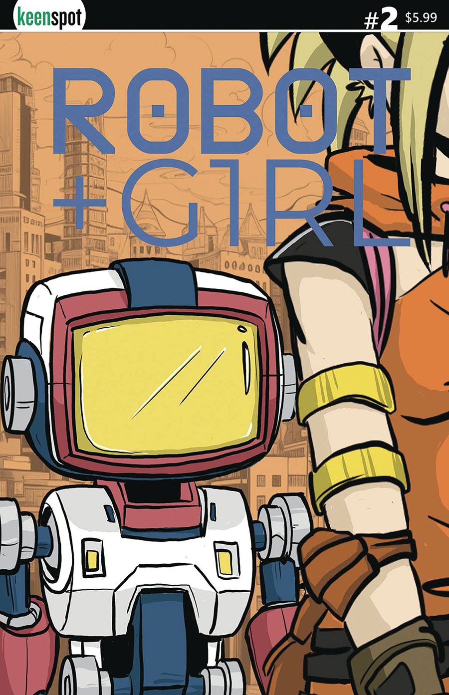 Robot + Girl #2 Cover B Variant Mike White Cover