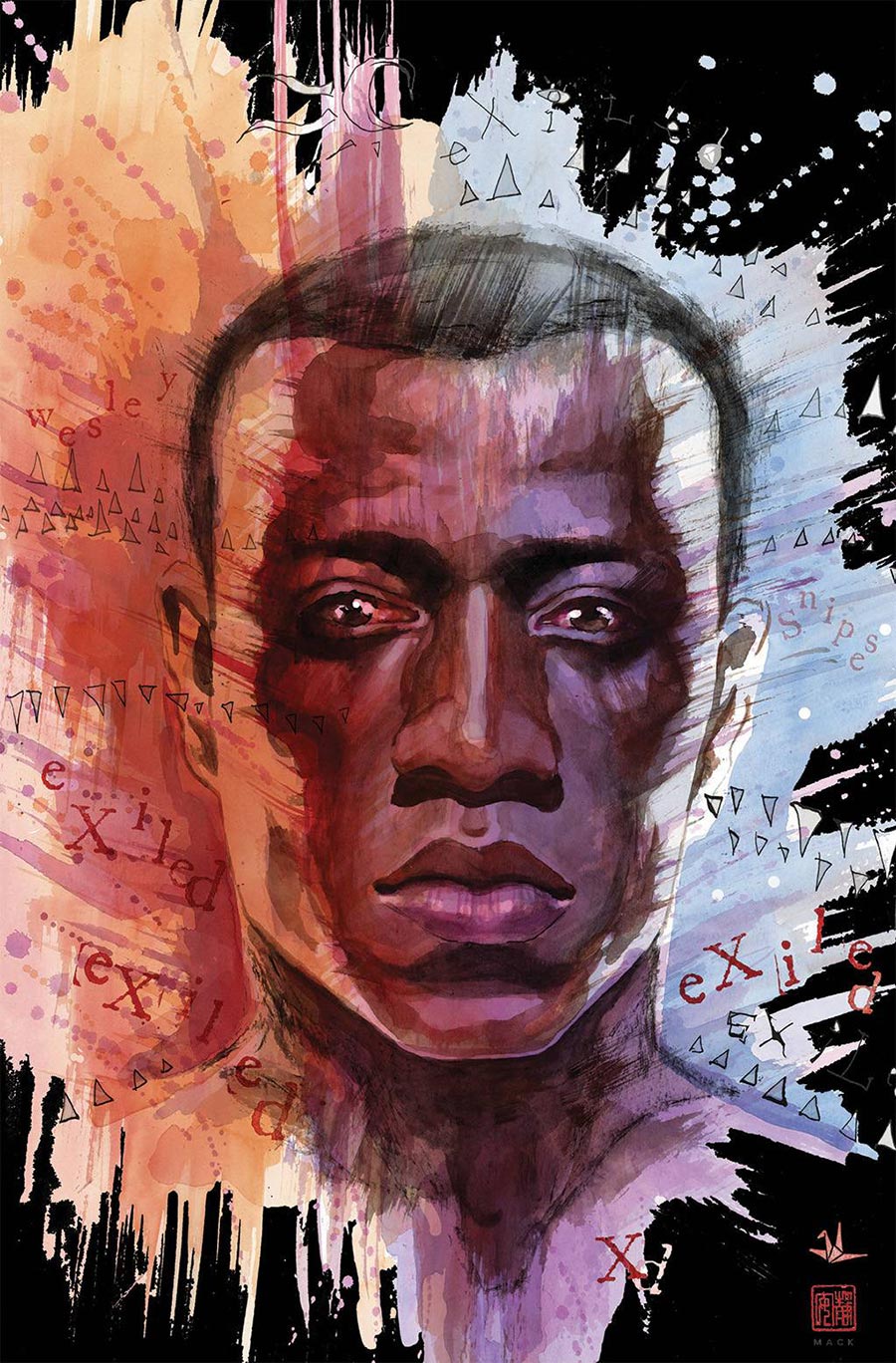 The Exiled #1 Cover V Massive Exclusive David Mack Black Foil Variant Cover