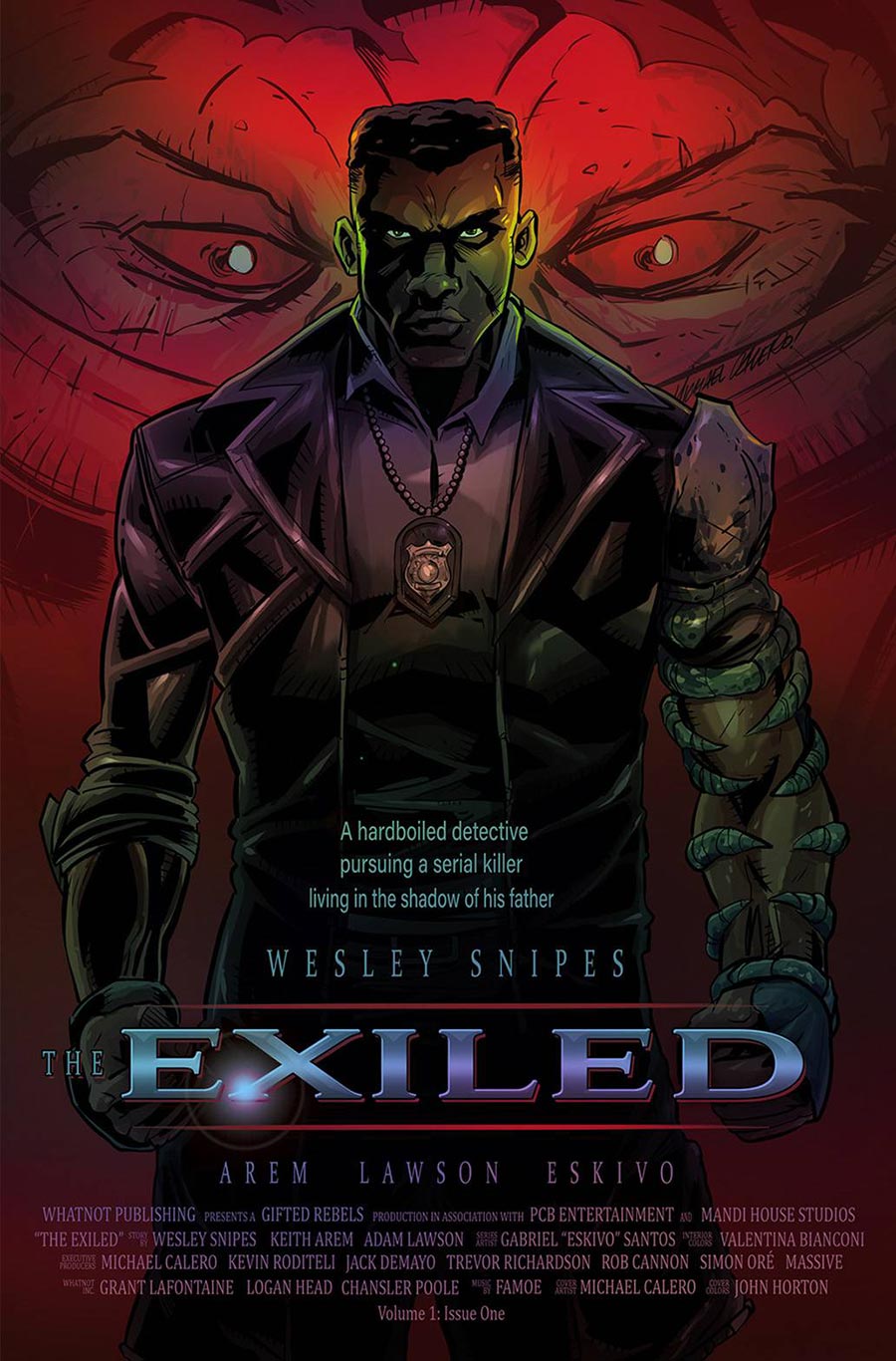 The Exiled #1 Cover Z Limited Edition Michael Calero Blade Poster Homage Foil Variant Cover