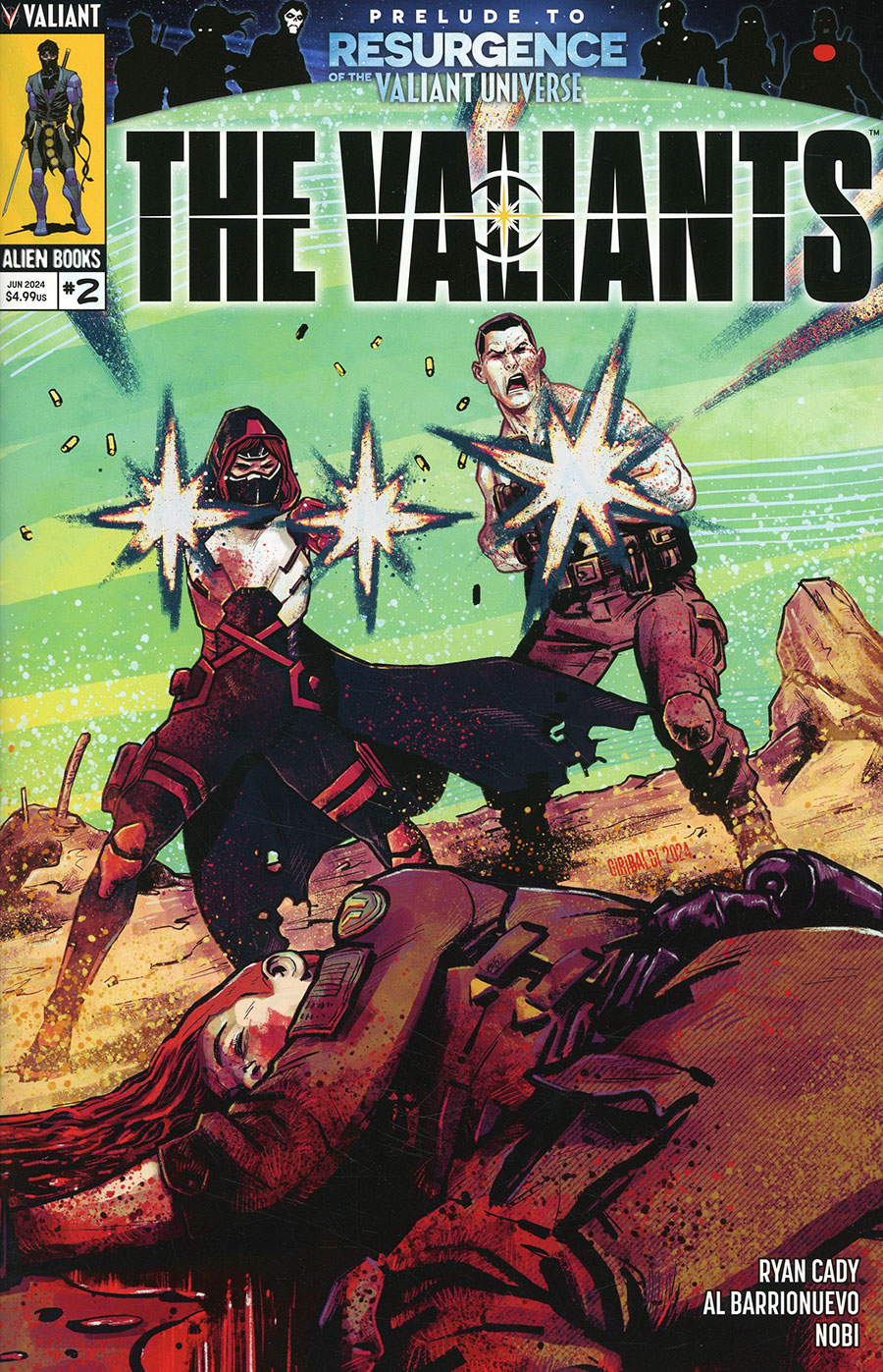 The Valiants #2 Cover B Variant Diego Giribaldi Cover