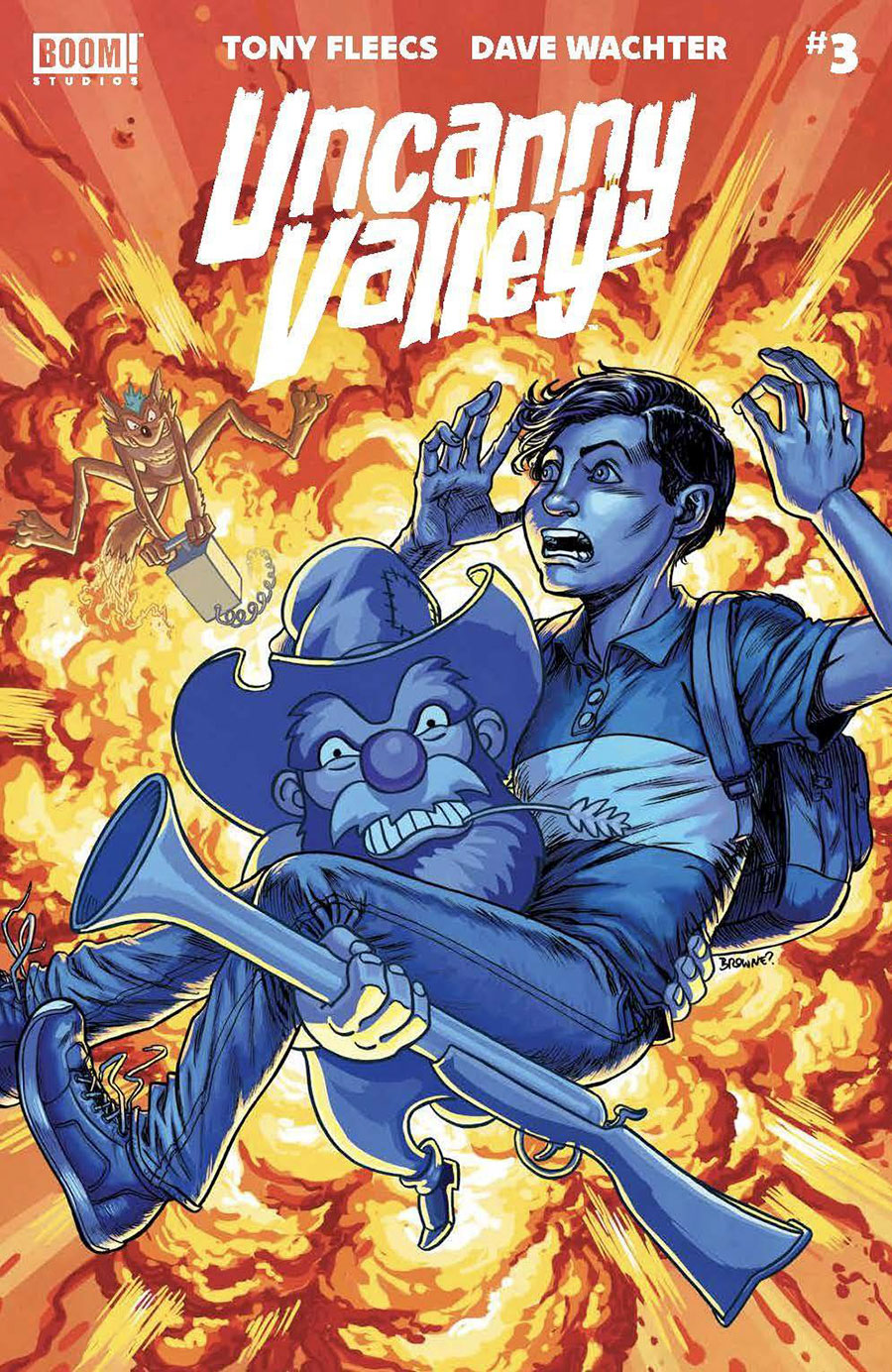 Uncanny Valley #3 Cover B Variant Ryan Browne Cover