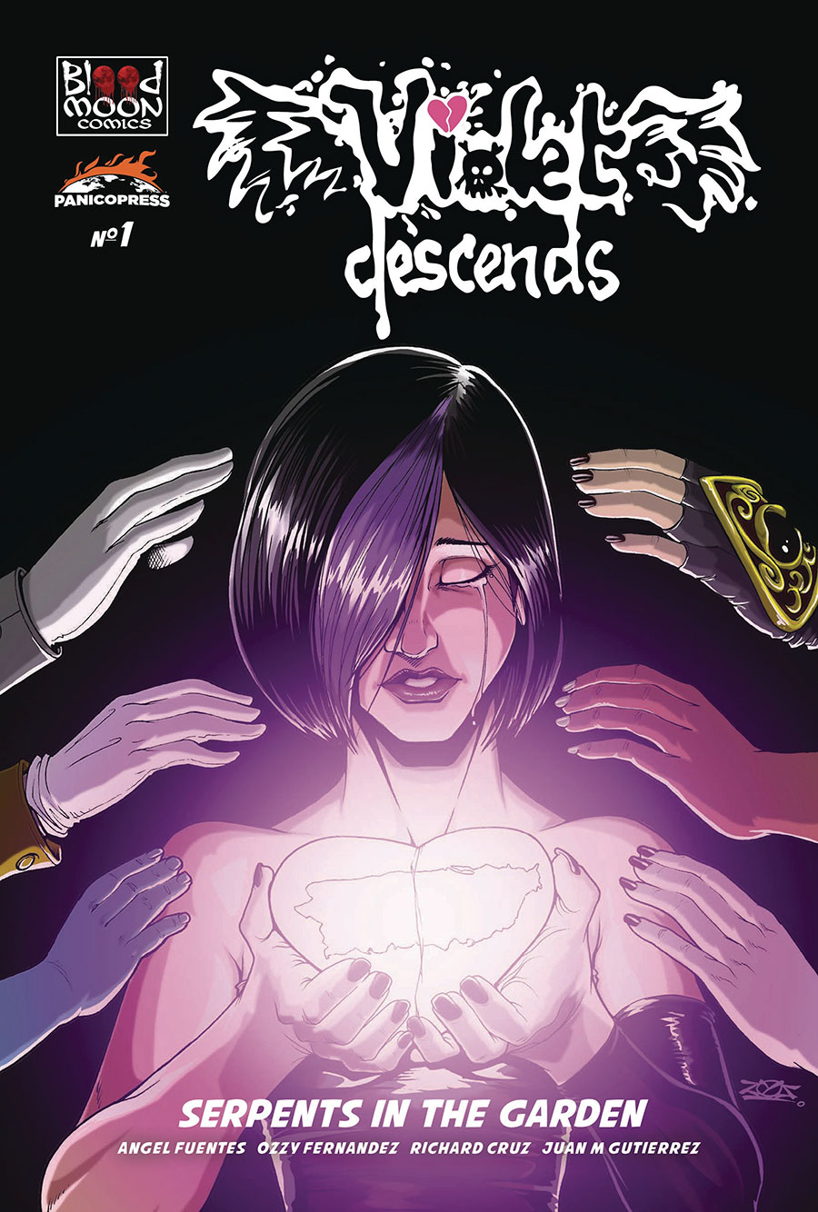 Violet Descends Vol 2 #1 Cover B Variant Ozzy Fernandez Cover