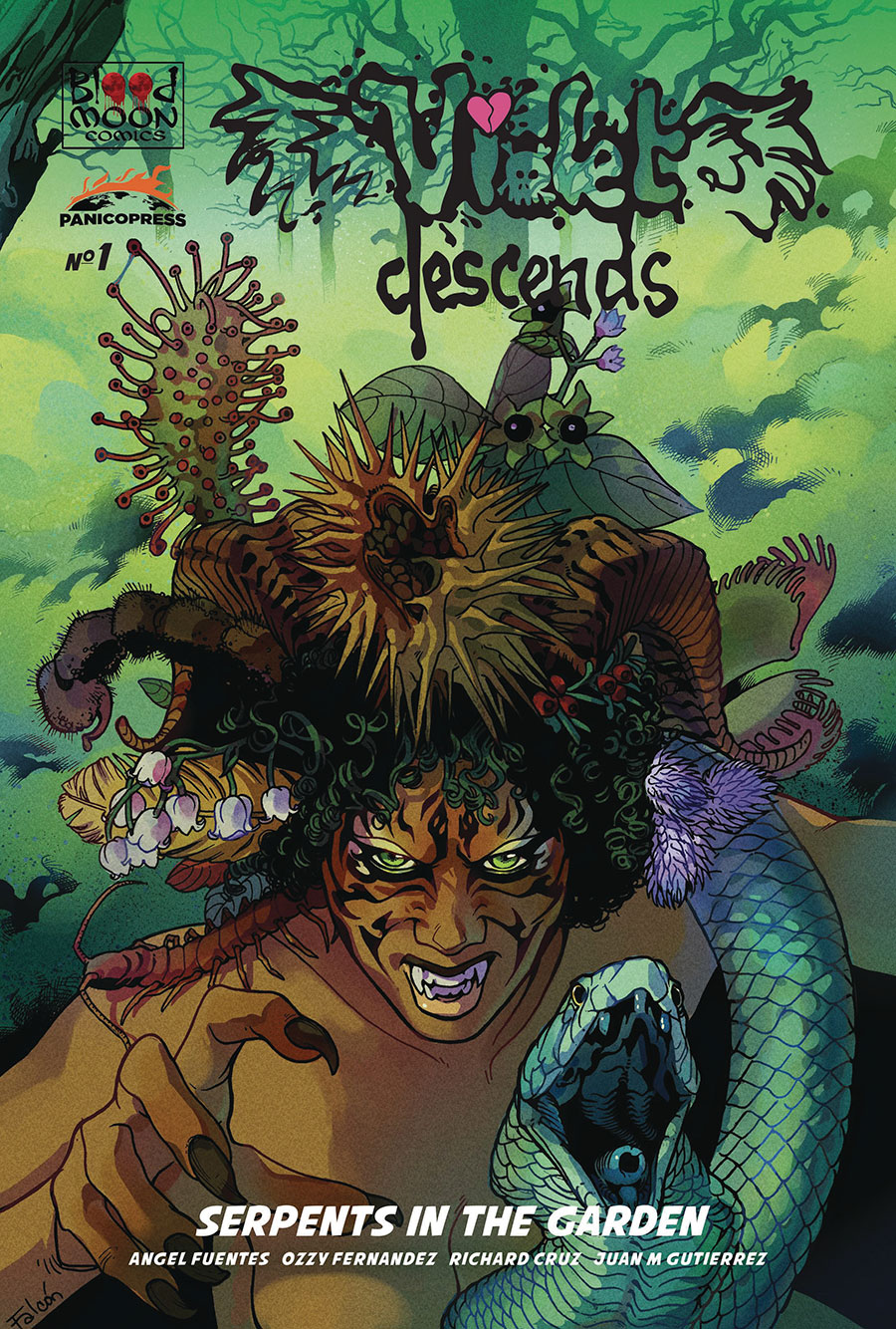 Violet Descends Vol 2 #1 Cover C Variant Ivonne Falcon & Nayla Aguirre Cover