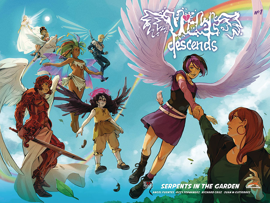 Violet Descends Vol 2 #1 Cover D Variant Nayla Aguirre Wraparound Foil Cover