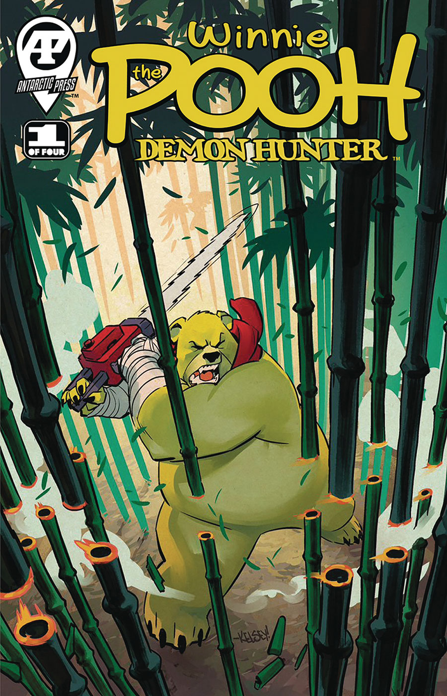 Winnie The Pooh Demon Hunter #1 Cover B Variant Kelsey Shannon Cover