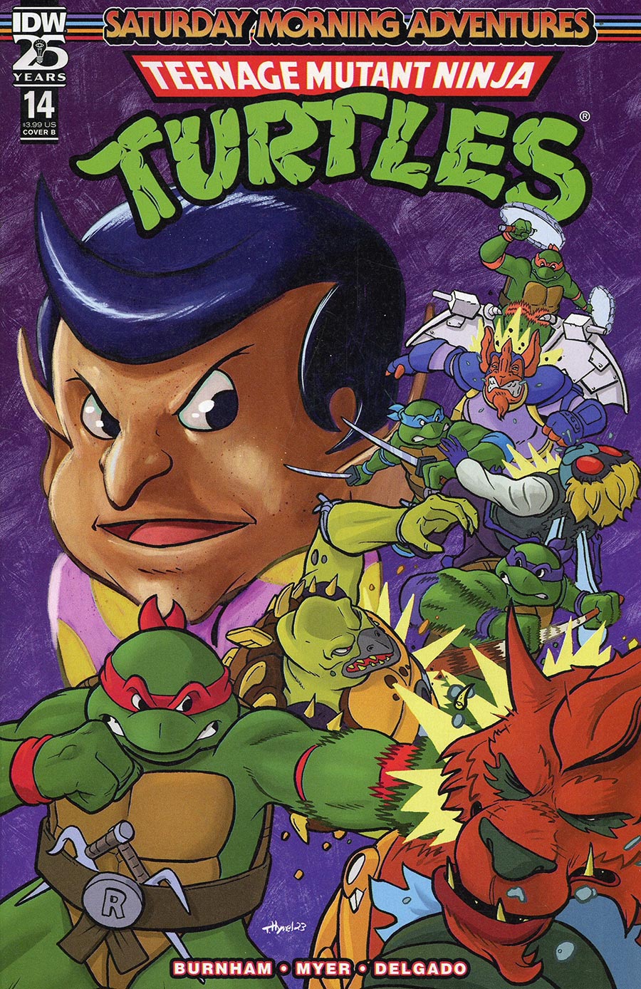 Teenage Mutant Ninja Turtles Saturday Morning Adventures Continued #14 Cover B Variant Travis Hymel Cover