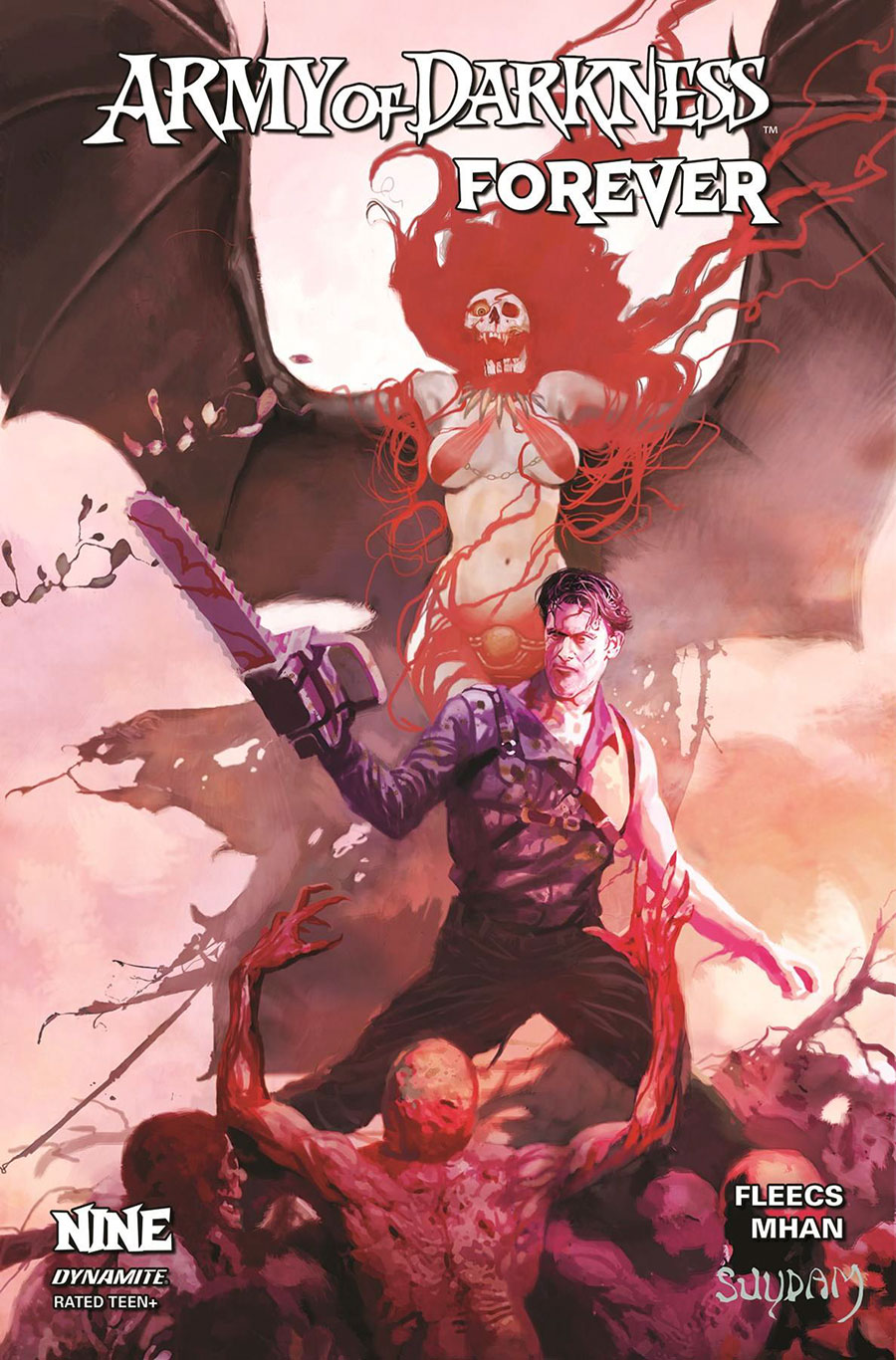 Army Of Darkness Forever #9 Cover B Variant Arthur Suydam Cover