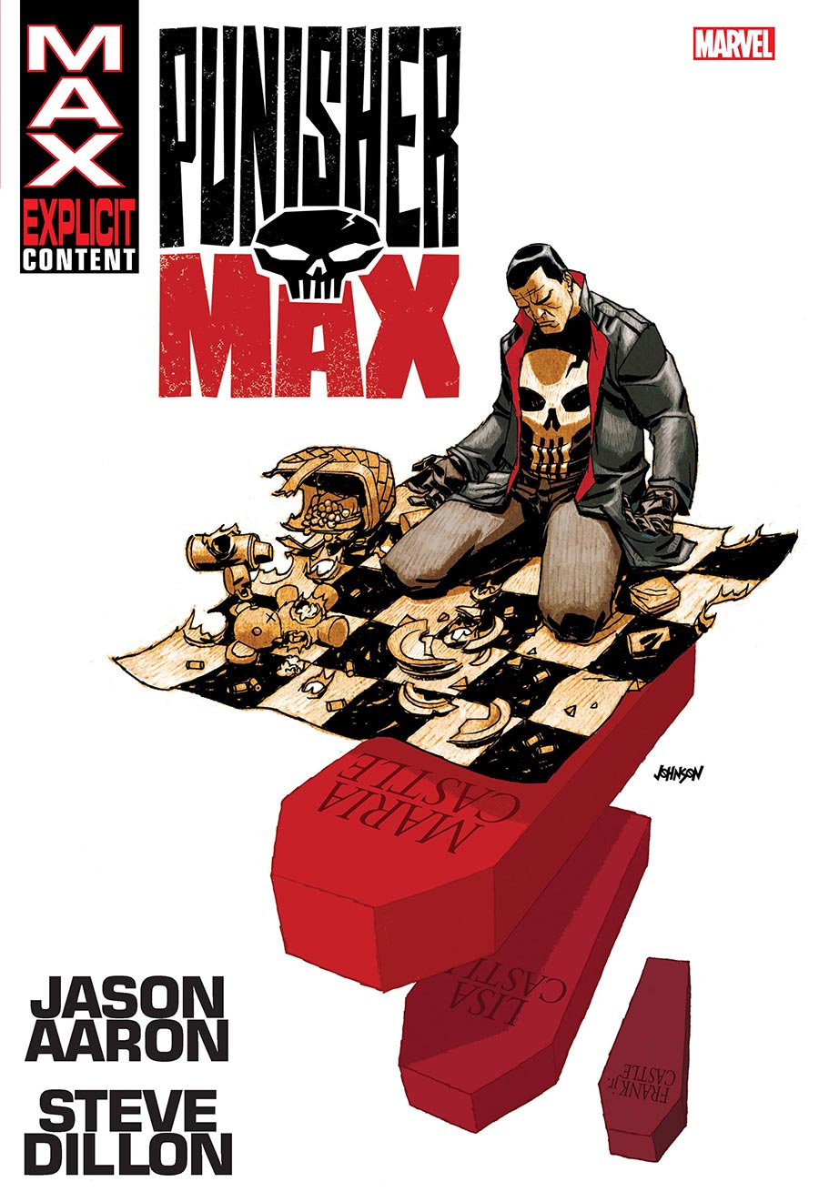 Punisher MAX By Jason Aaron & Steve Dillon Omnibus HC Book Market Dave Johnson Cover New Printing