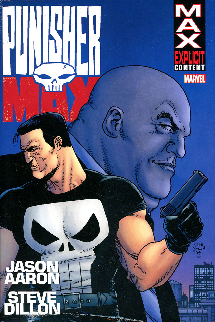 Punisher MAX By Jason Aaron & Steve Dillon Omnibus HC Direct Market Steve Dillon Variant Cover New Printing