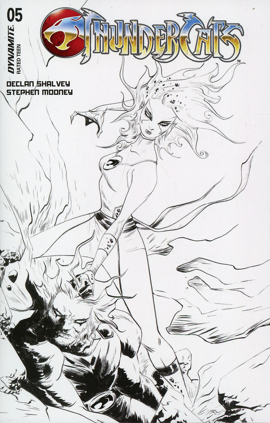 Thundercats Vol 3 #5 Cover R Incentive Jae Lee Line Art Cover