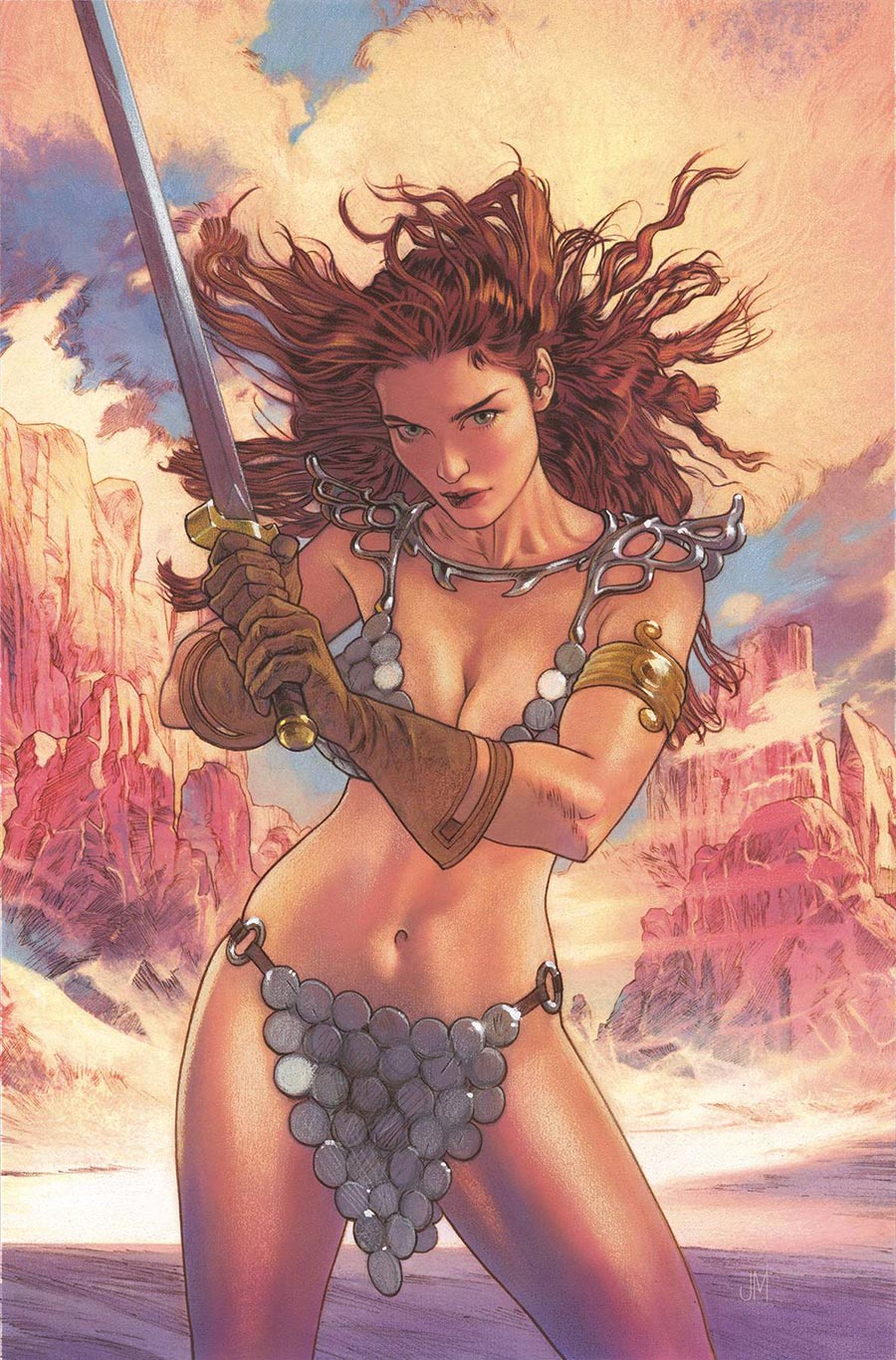 Red Sonja Empire Of The Damned #3 Cover J Incentive Joshua Middleton Foil Virgin Cover