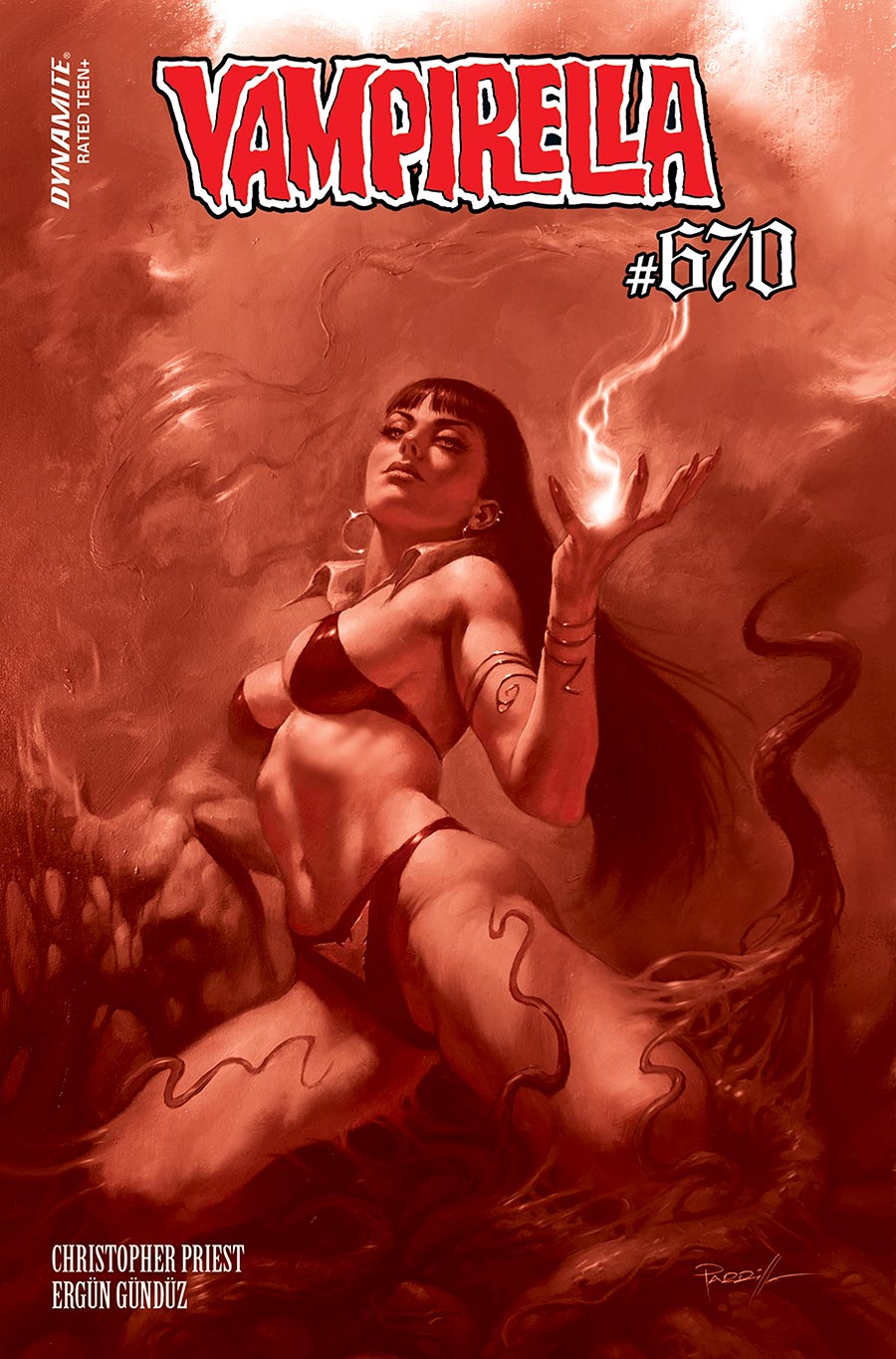 Vampirella Vol 8 #670 Cover J Incentive Lucio Parrillo Tint Cover