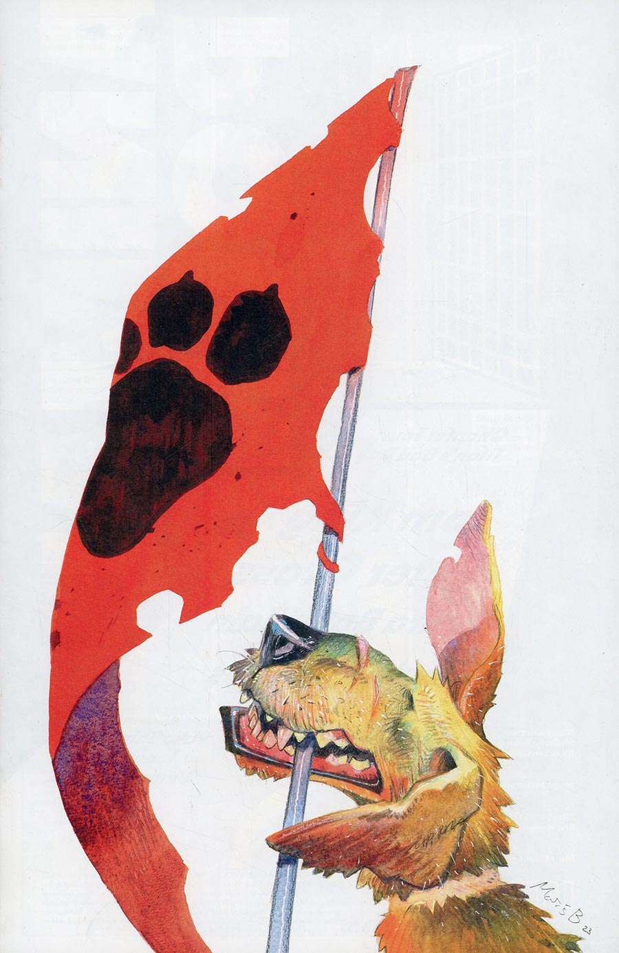 Animal Pound #4 Cover E Incentive Matias Bergara Variant Cover