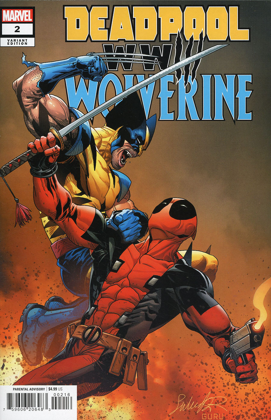 Deadpool & Wolverine WWIII #2 Cover C Incentive Salvador Larroca Variant Cover