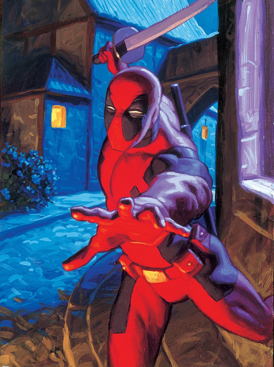 Deadpool Vol 9 #3 Cover F Incentive Greg Hildebrandt & Tim Hildebrandt Marvel Masterpieces III Deadpool Virgin Cover