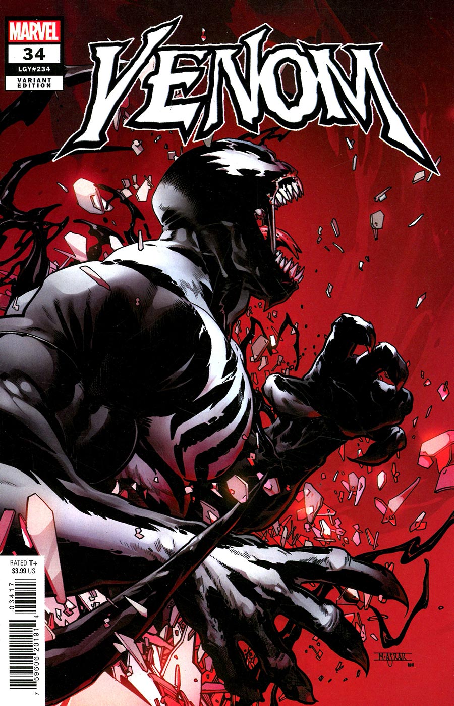 Venom Vol 5 #34 Cover C Incentive Mahmud Asrar Variant Cover (Blood Hunt Tie-In)