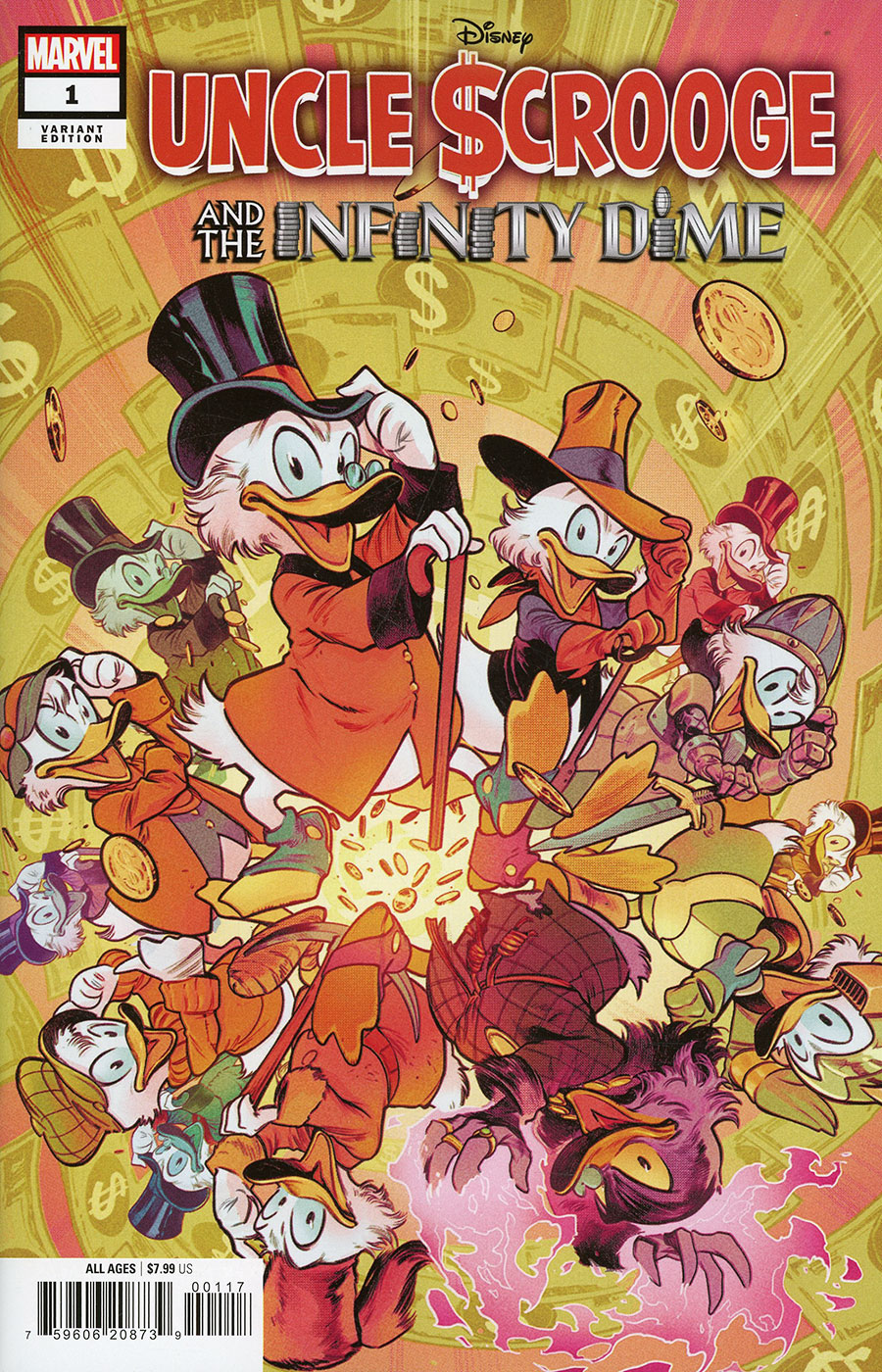 Uncle Scrooge And The Infinity Dime #1 (One Shot) Cover M Incentive Pepe Larraz Variant Cover