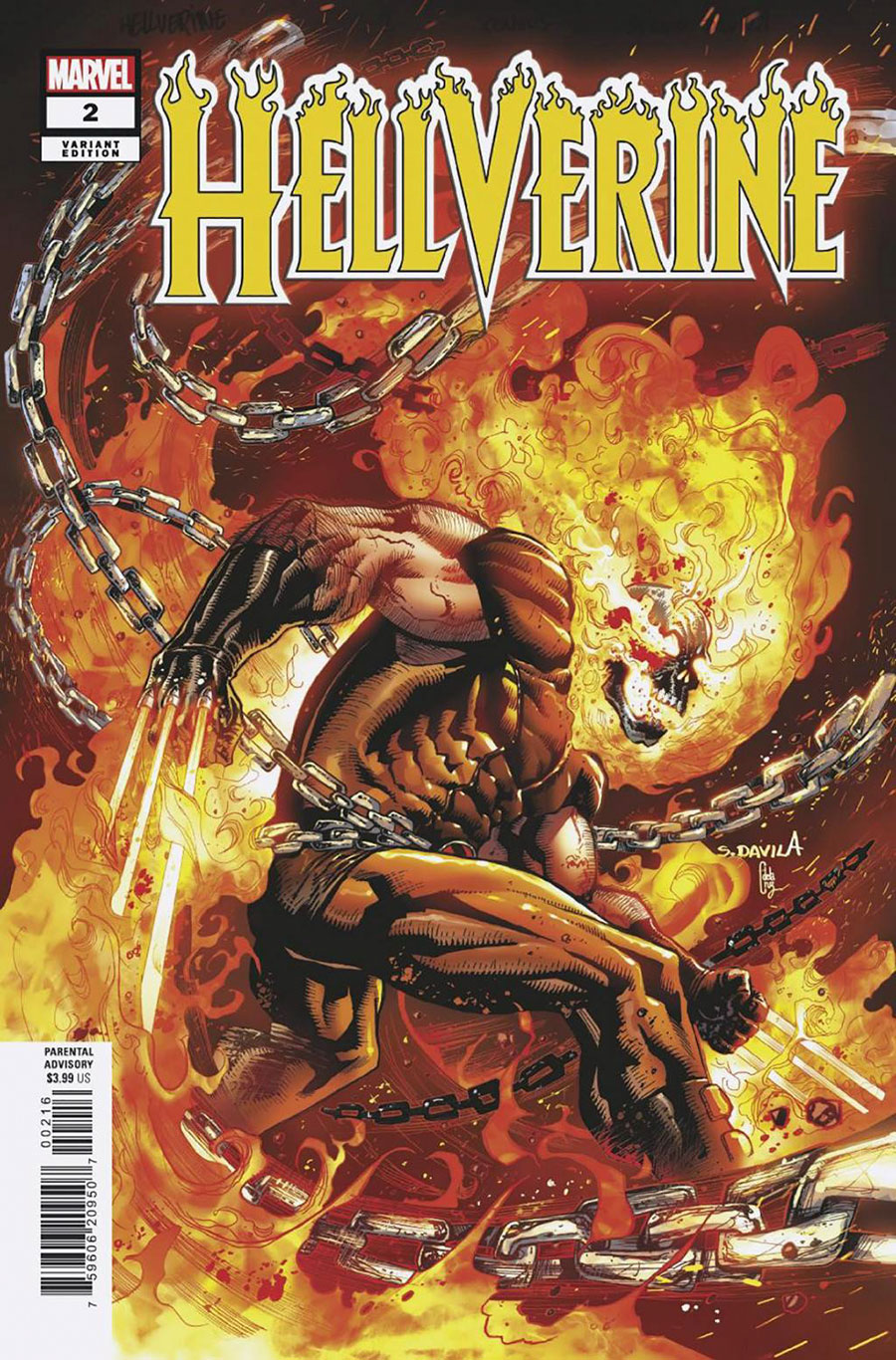 Hellverine #2 Cover D Incentive Sergio Davila Variant Cover