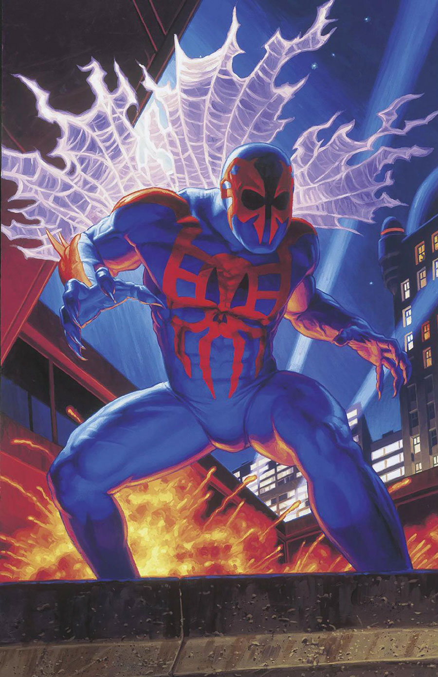 Symbiote Spider-Man 2099 #4 Cover C Incentive Greg Hildebrandt & Tim Hildebrandt Marvel Masterpieces III Spider-Man 2099 Virgin Cover