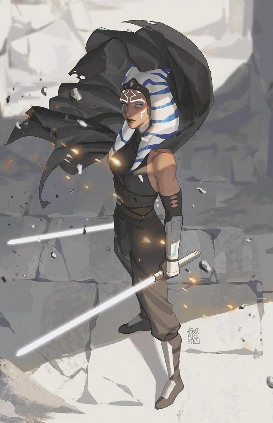 Star Wars Ahsoka #1 Cover J Incentive AKA Virgin Cover