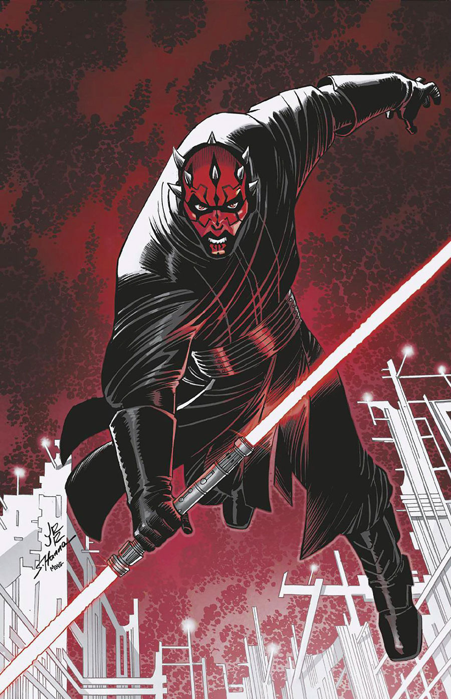 Star Wars Darth Maul Black White & Red #3 Cover E Incentive John Romita Jr Virgin Cover