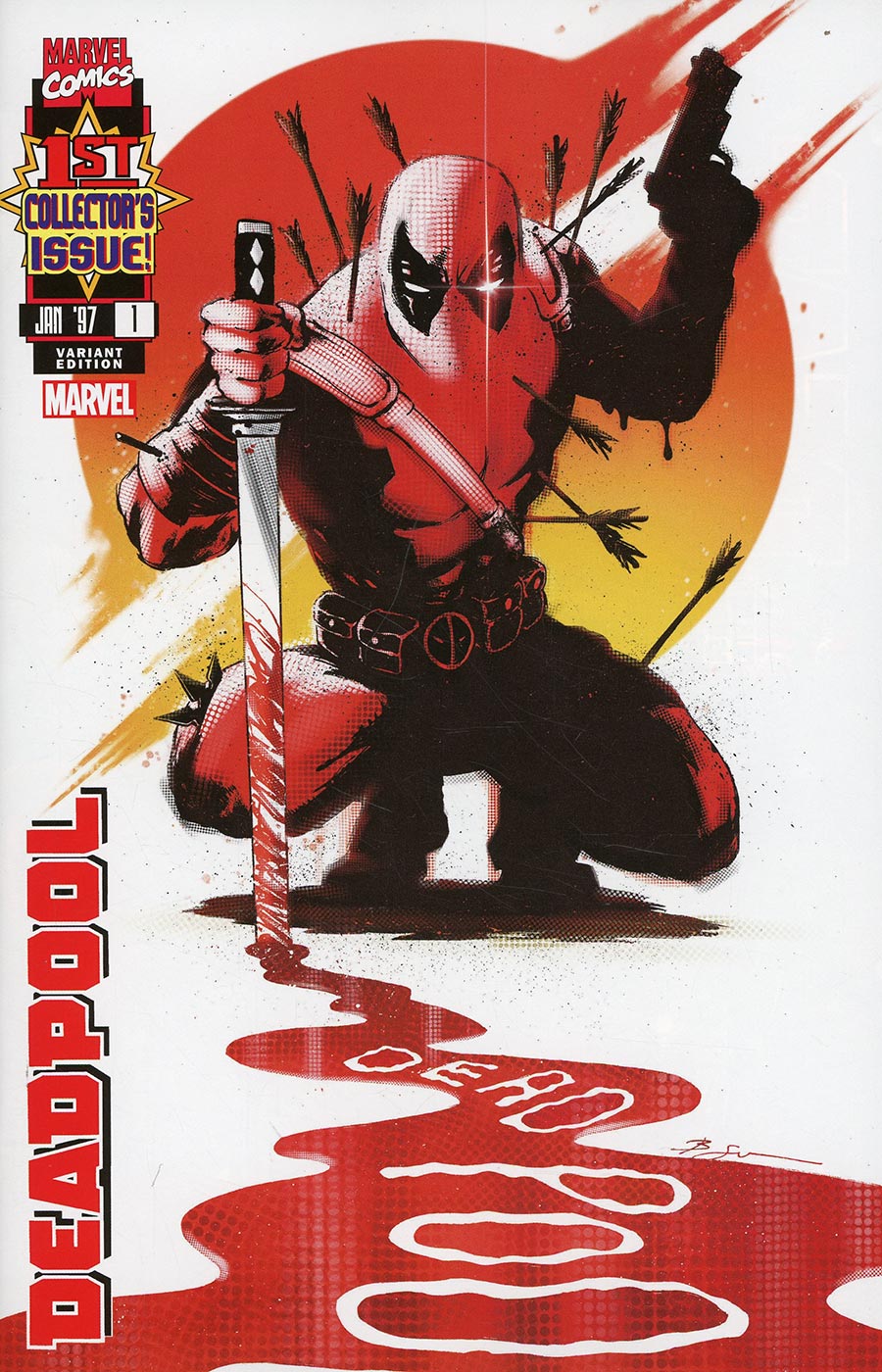 Deadpool Vol 2 #1 Cover E Facsimile Edition Incentive Benjamin Su Variant Cover