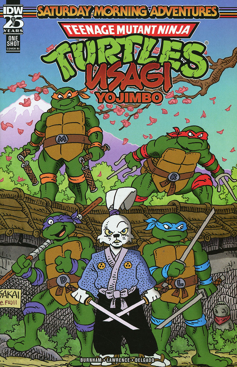 Teenage Mutant Ninja Turtles Usagi Yojimbo Saturday Morning Adventures #1 (One Shot) Cover D Incentive Stan Sakai Variant Cover