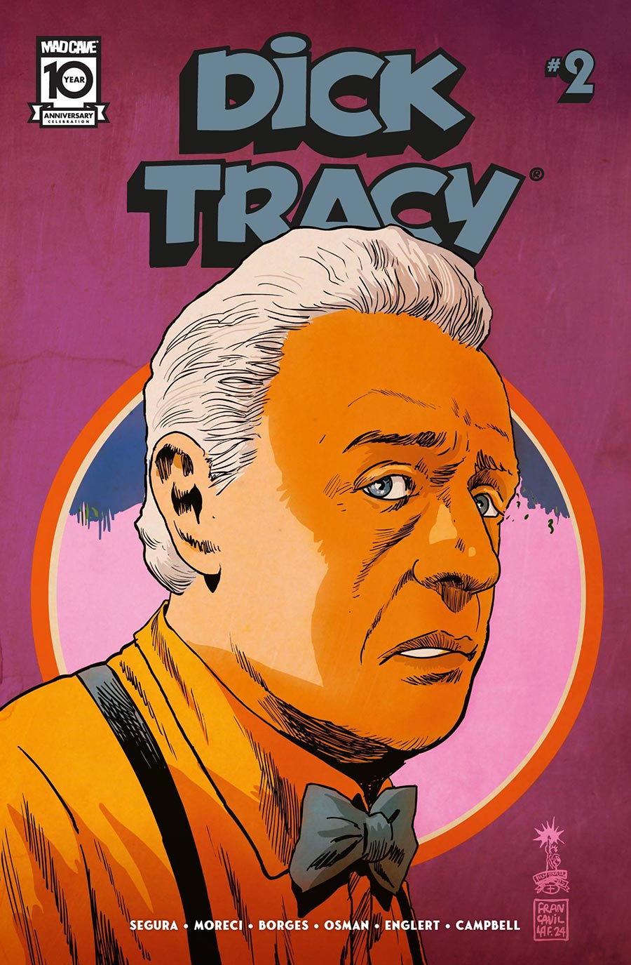 Dick Tracy (Mad Cave Studios) #2 Cover C Incentive Francesco Francavilla Variant Cover
