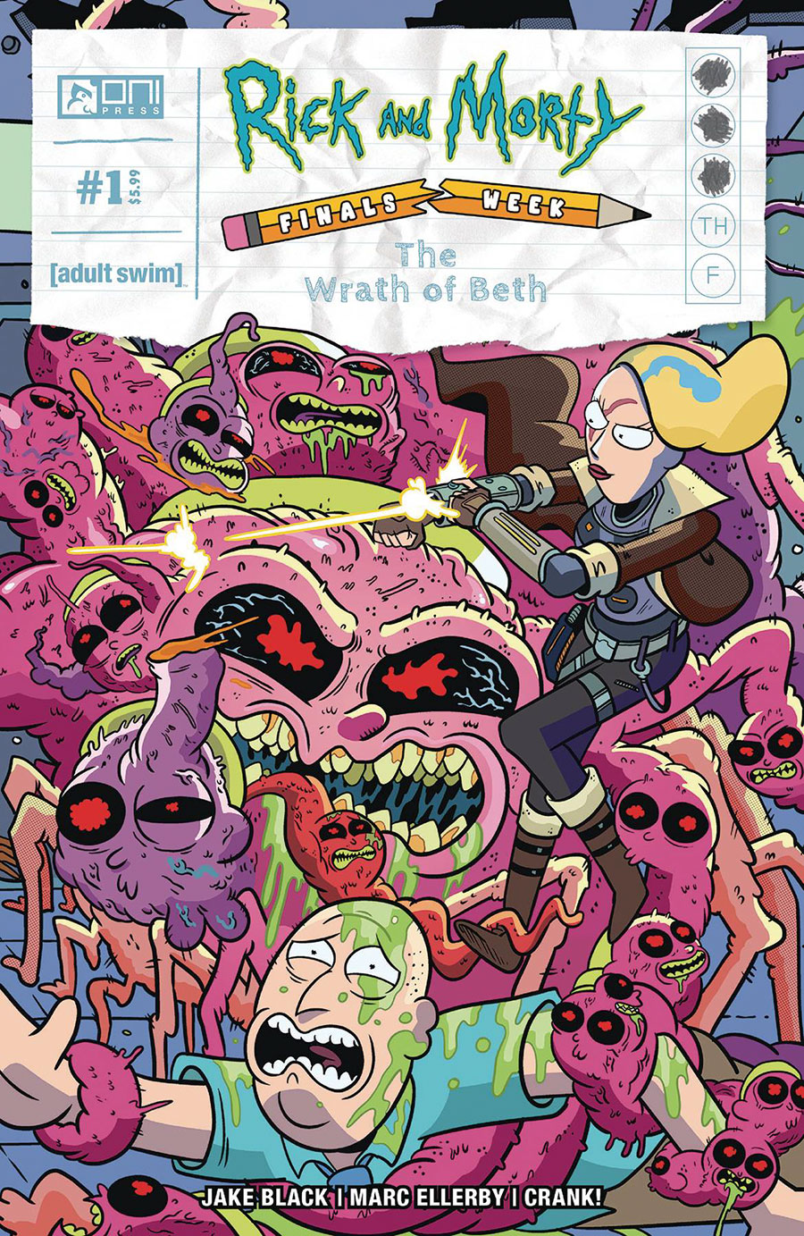 Rick And Morty Finals Week Wrath Of Beth #1 (One Shot) Cover C Incentive Marc Ellerby Interconnecting Variant Cover