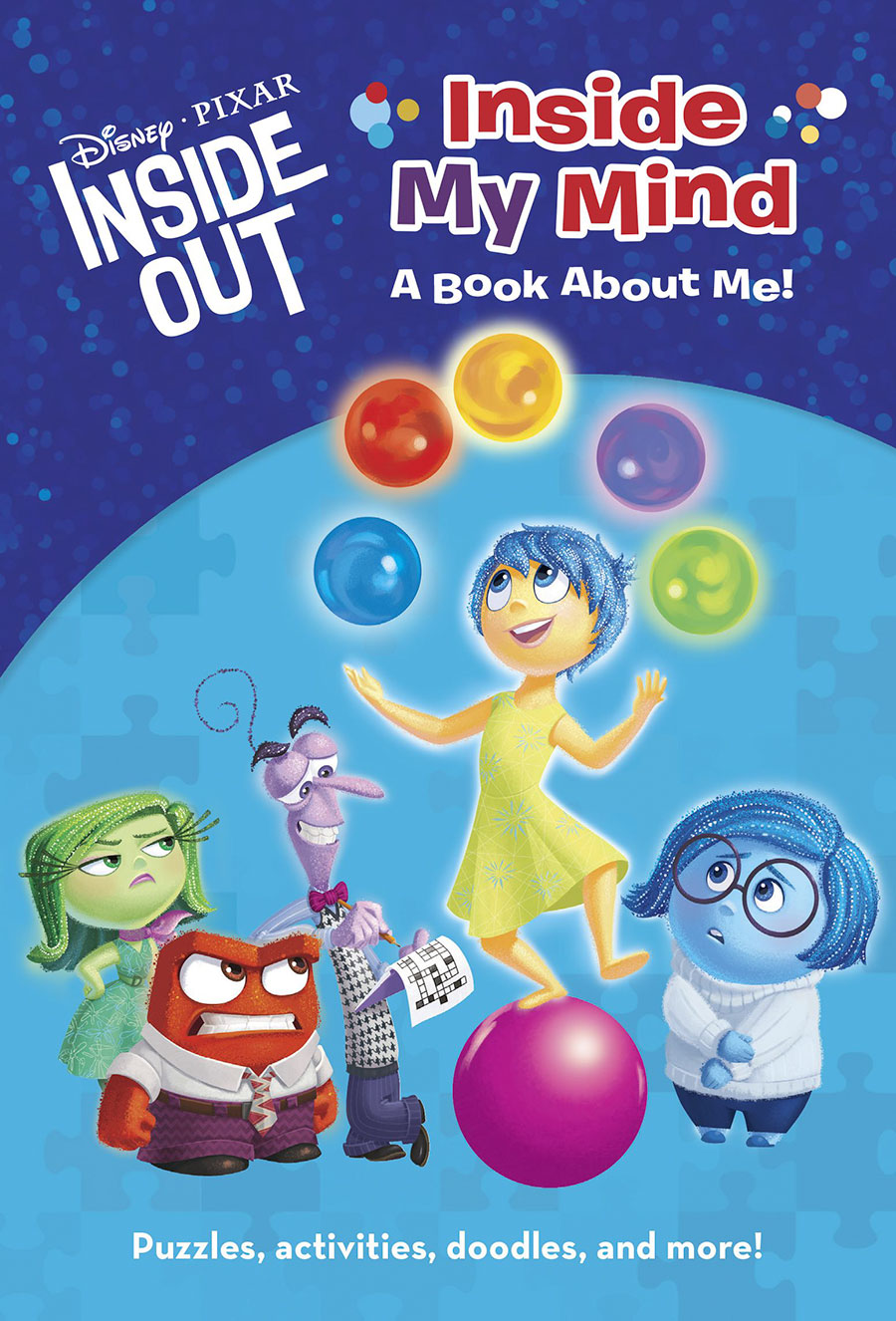 Disney / Pixar Inside Out Inside My Mind A Book About Me Puzzles Activities Doodles And More TP